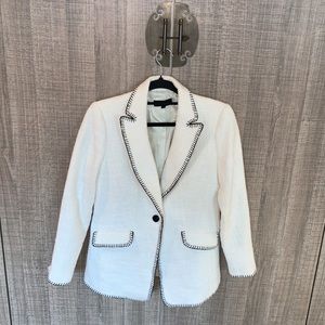 Talbots Contrast Stitch‎ Classic Blazer